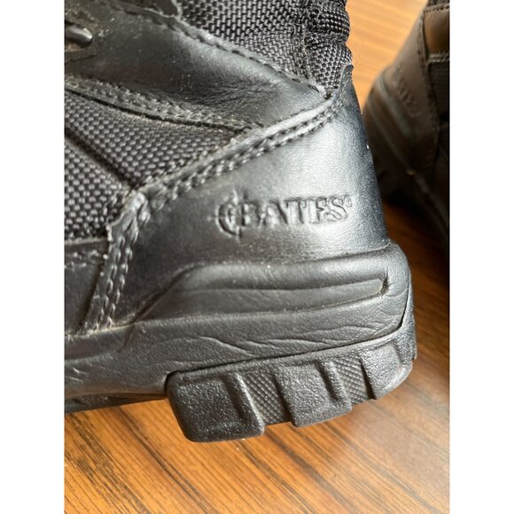 Bates black lace up side zip combat boots size 5.5 - Picture 7 of 7